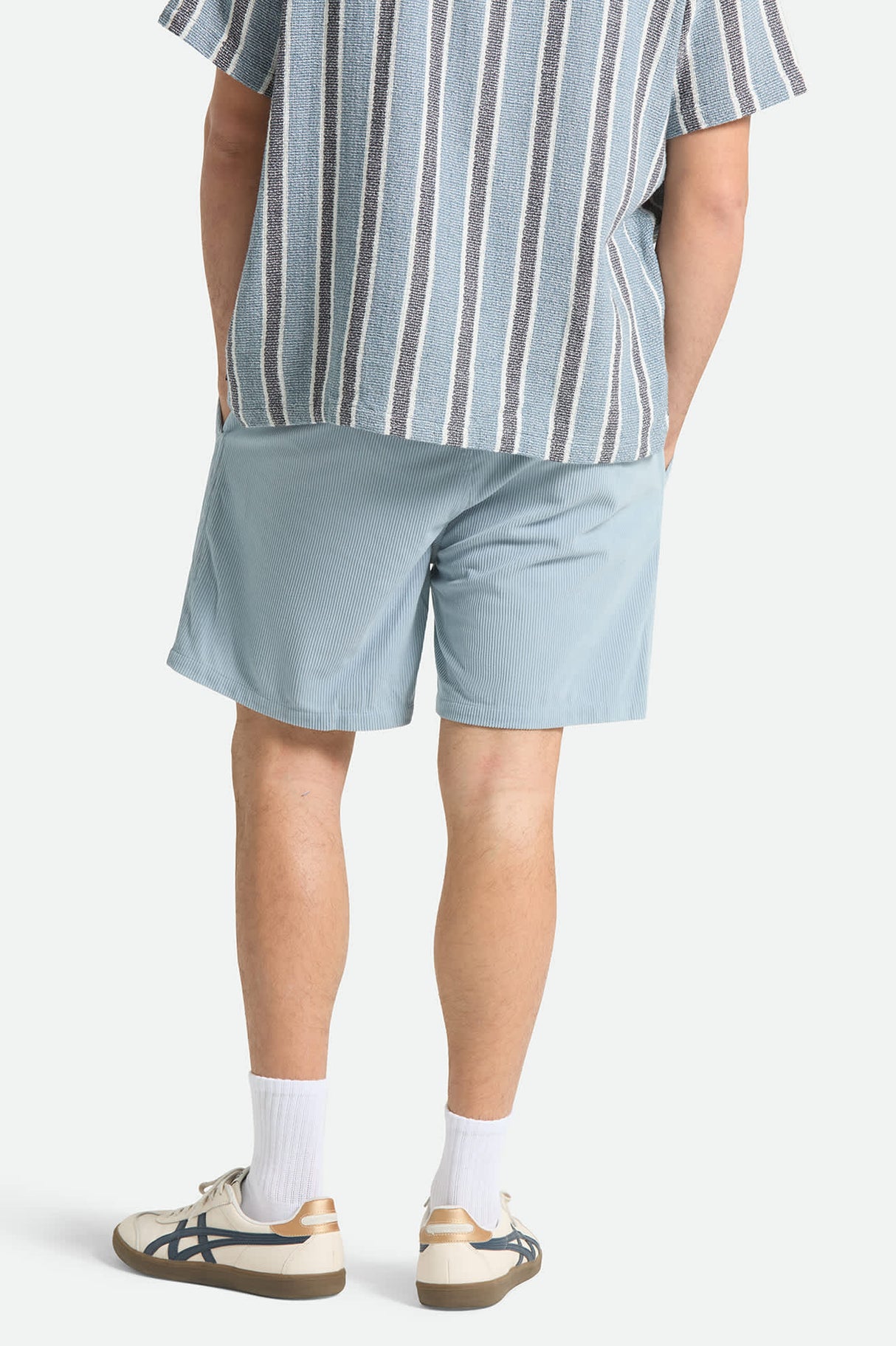 Brixton Everyday Dusty Blue Corduroy Shorts