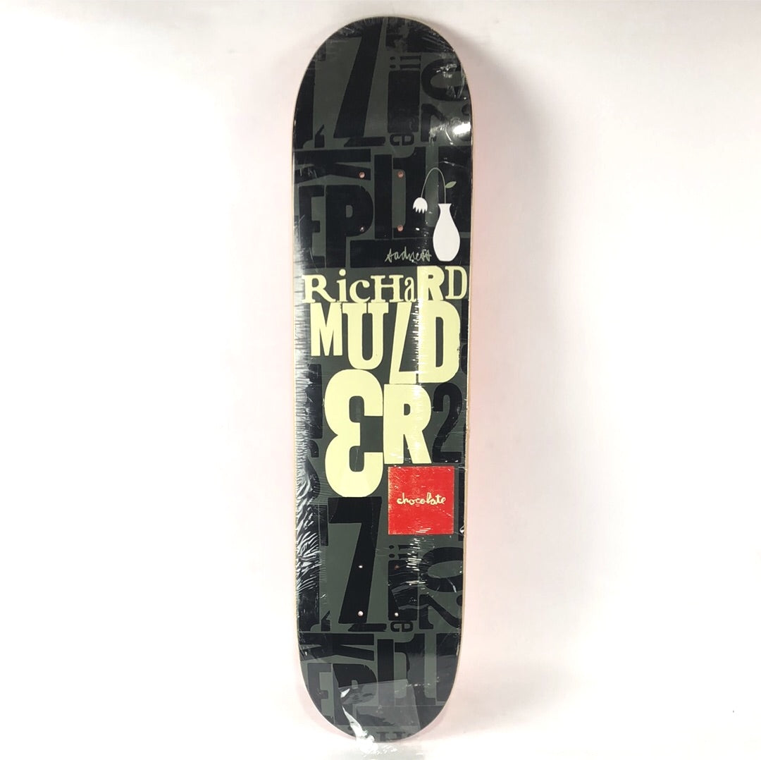 Chocolate Richard Mulder Vase Black/Tan/Red 7.5'' Skateboard Deck 2003