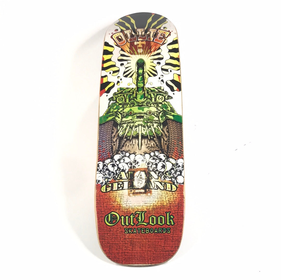 Outlook Alan Gelfand Tank Multi 8.75" Vintage NOS Deck Pre-Owned