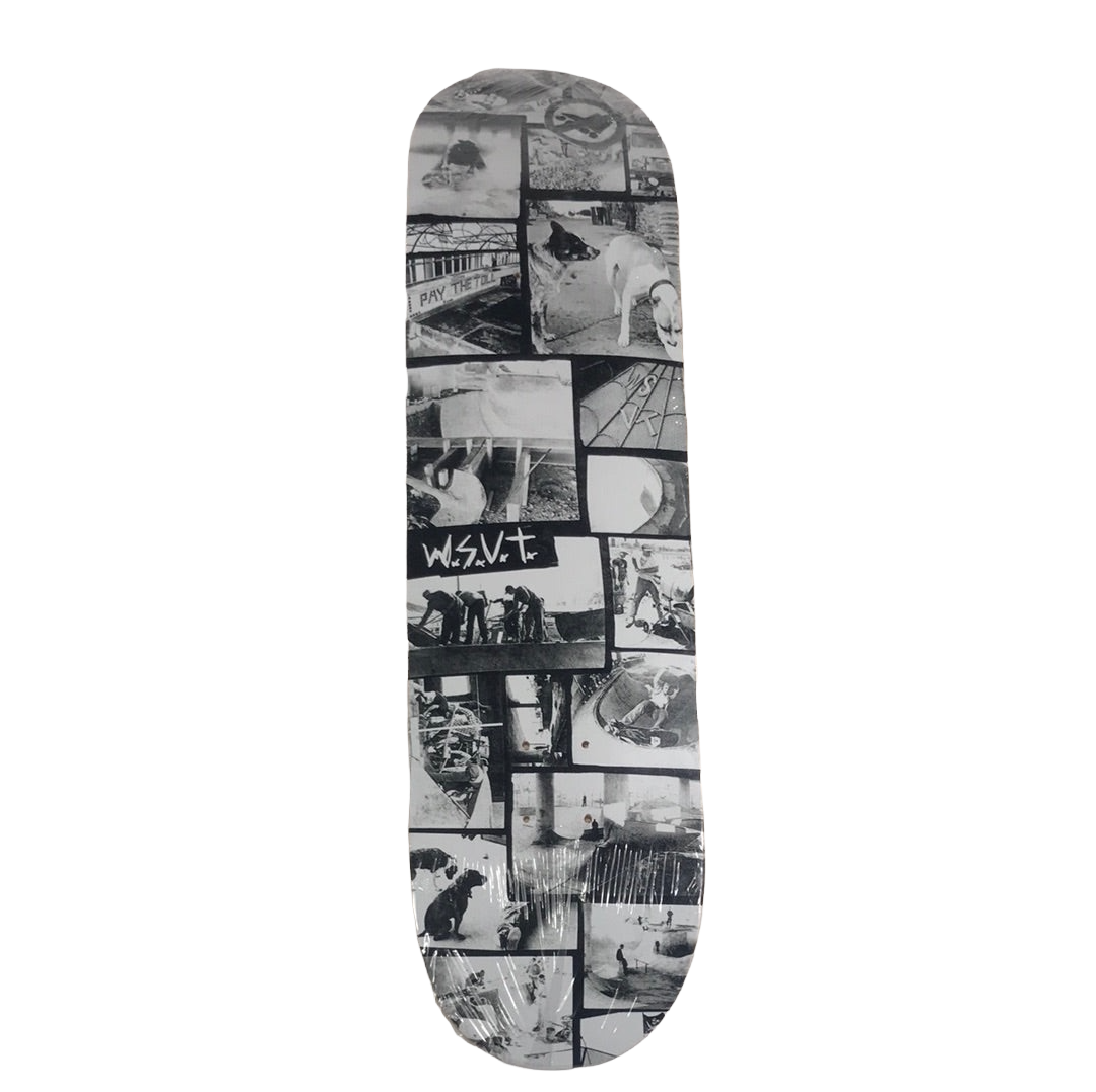 Santa Monica Airlines Washington Street Skatepark Association Build Photos Black and White 8.25 Skateboard Deck