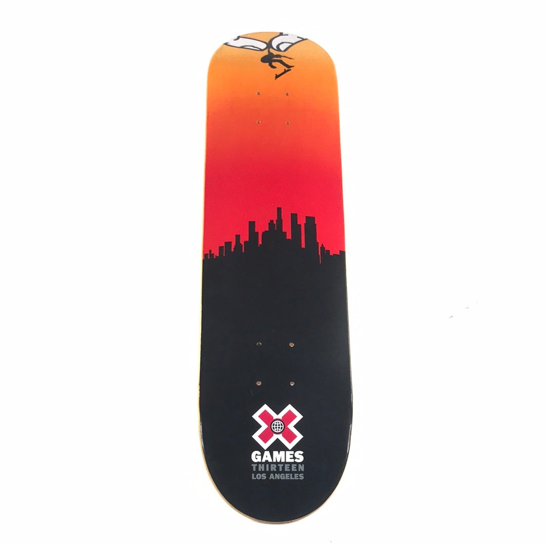 X Games Los Angeles City Skyline Black/Red Vintage NOS Deck