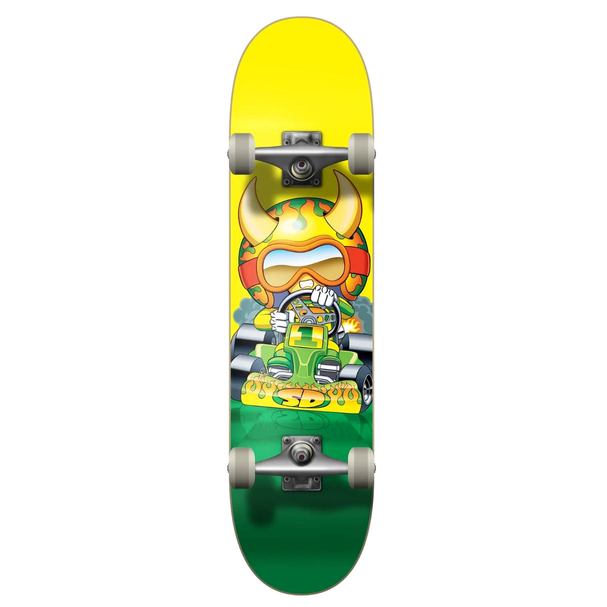 Speed Demons Go Kart Soft Top Multi Skateboard Complete