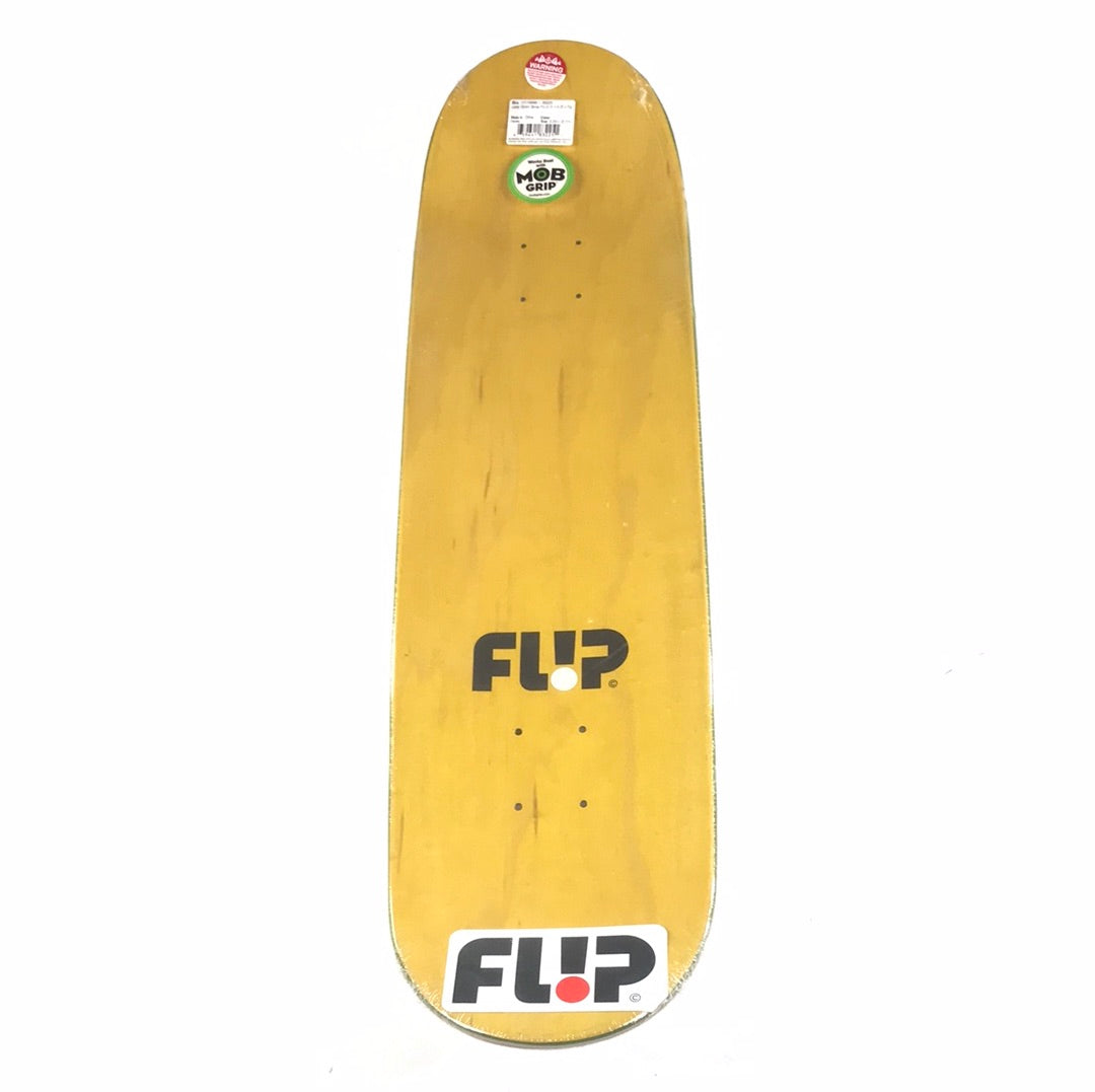 Flip Louie Lopez Gallery Series Smiling Cat Green Top Black/Grey 8.25'' Skateboard Deck
