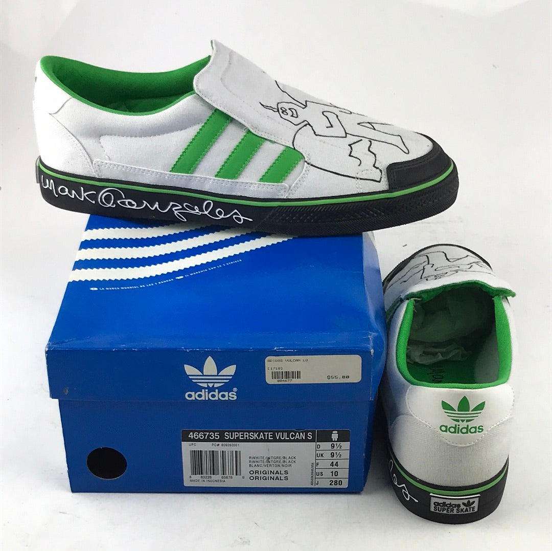 Adidas Superskate Vulcan S Mark Gonzales RWHITE/INTGRE/BLACK 466735 US Mens Size 10