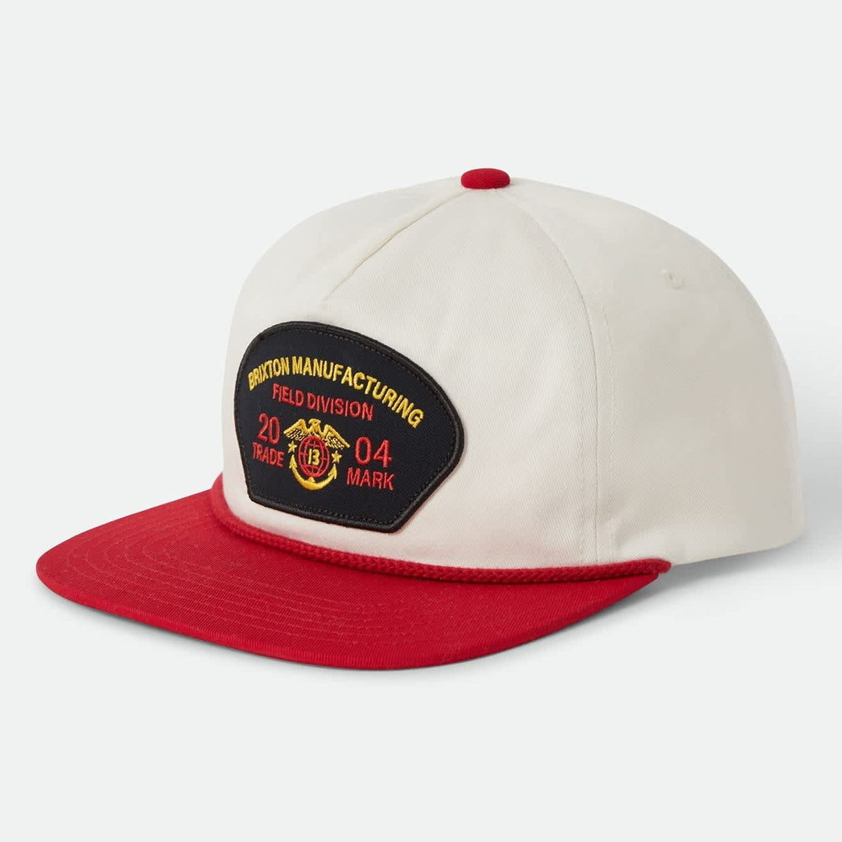 Brixton Division OFF White/RED NP MP Snapback Hat