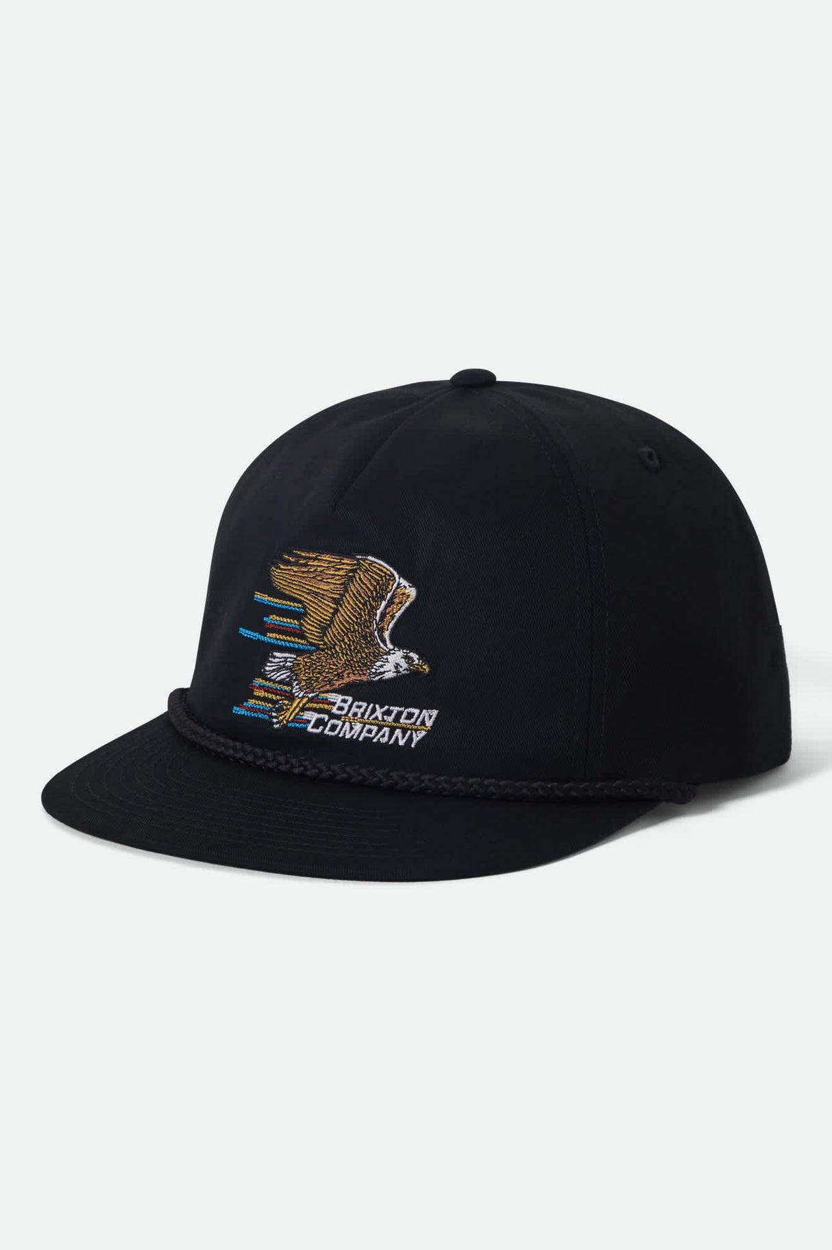 Brixton Free HP Black Snapback Hat