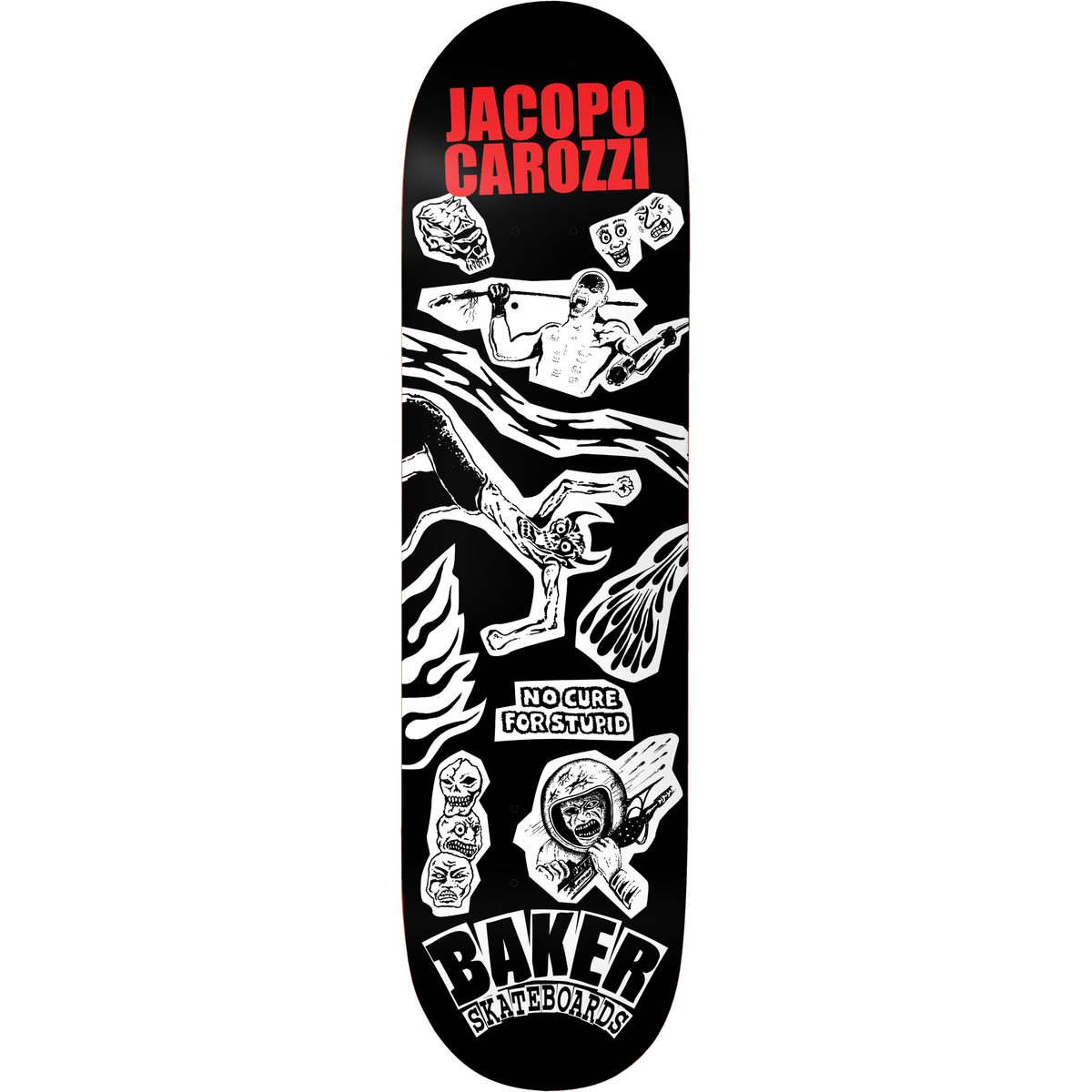 Baker Jacopo Carozzi Divine Evil 8.25" Skateboard Deck