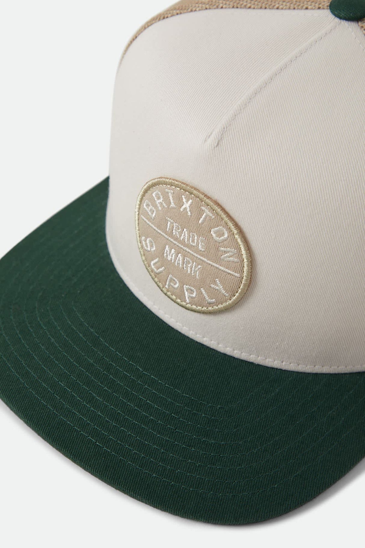 Brixton Oath MP OFF White/Primal Green/Sand Trucker Hat