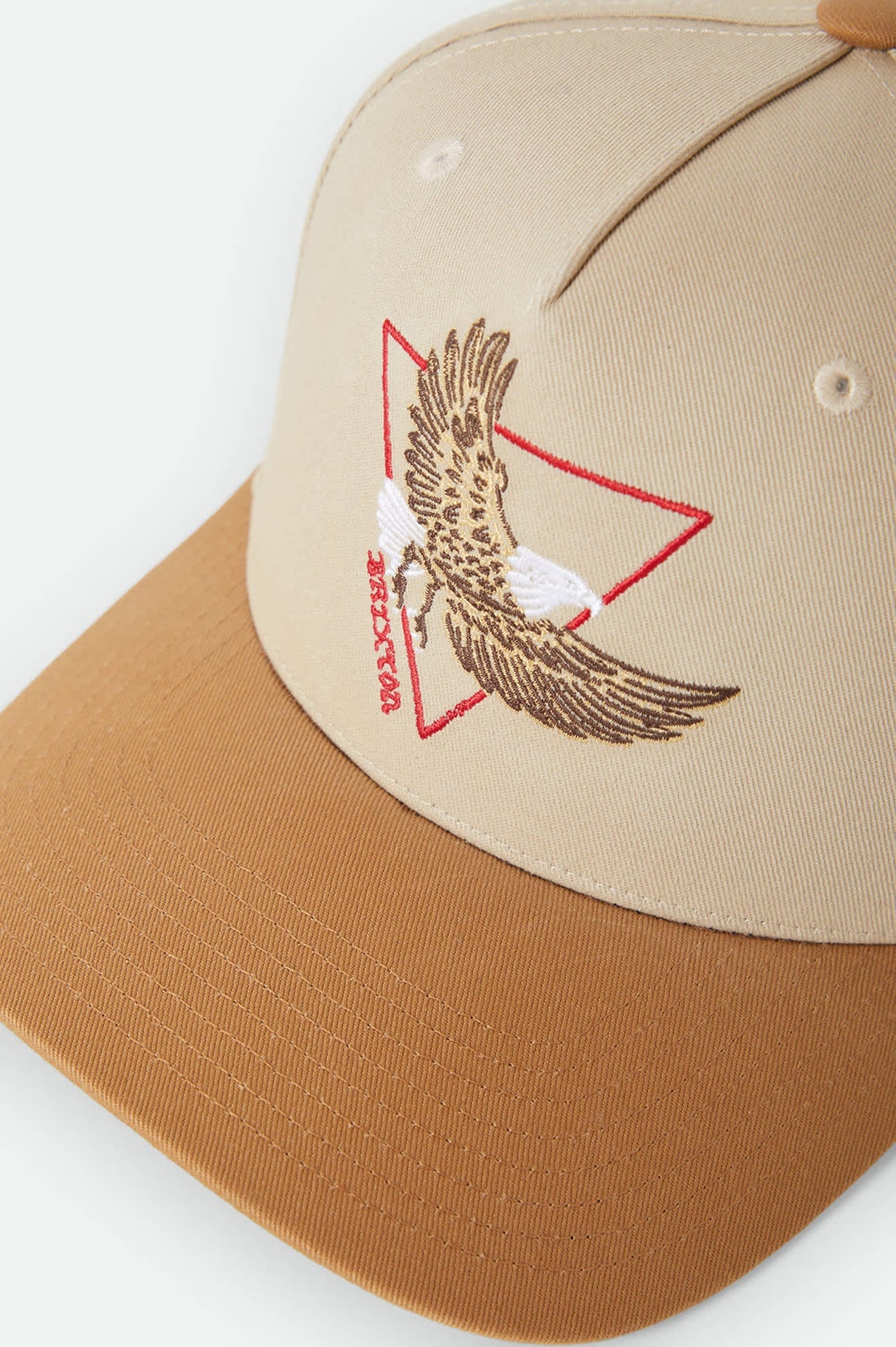 Brixton Opal C Sand/Dark Khaki NP MP Snapback Hat