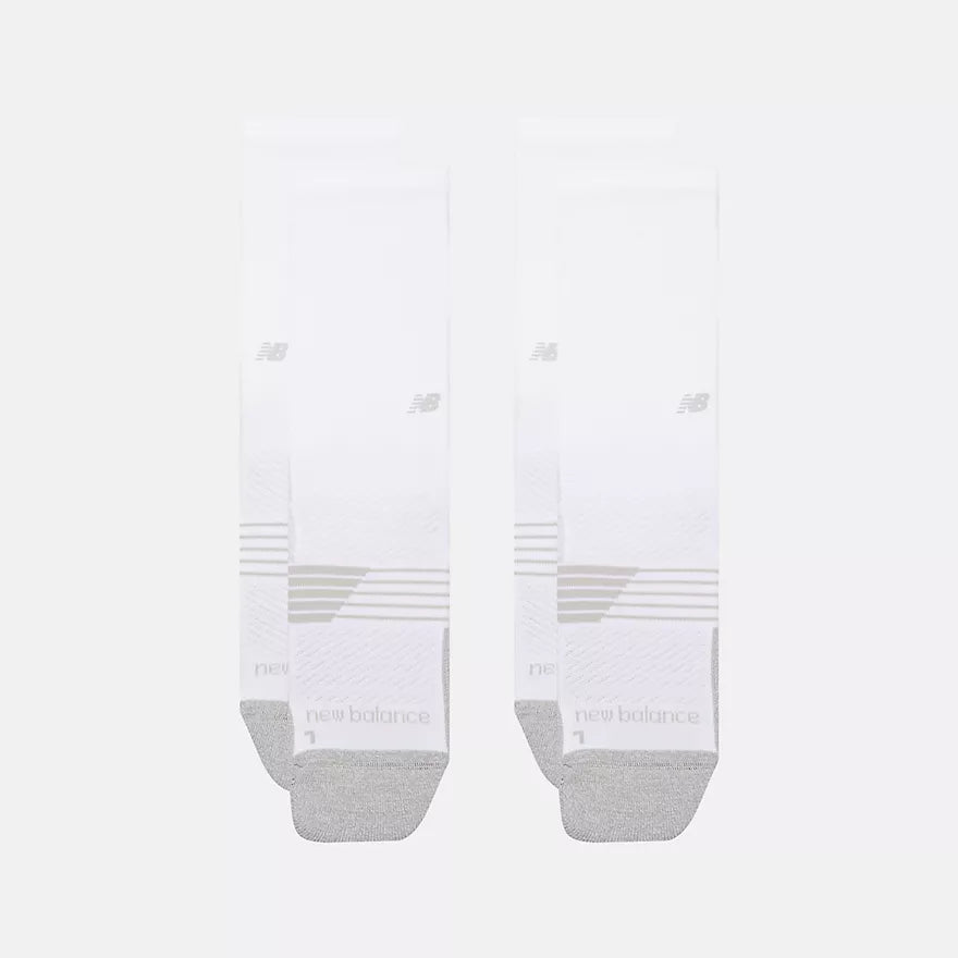 New Balance Pro Training Cushion Crew White 2 Pack Socks