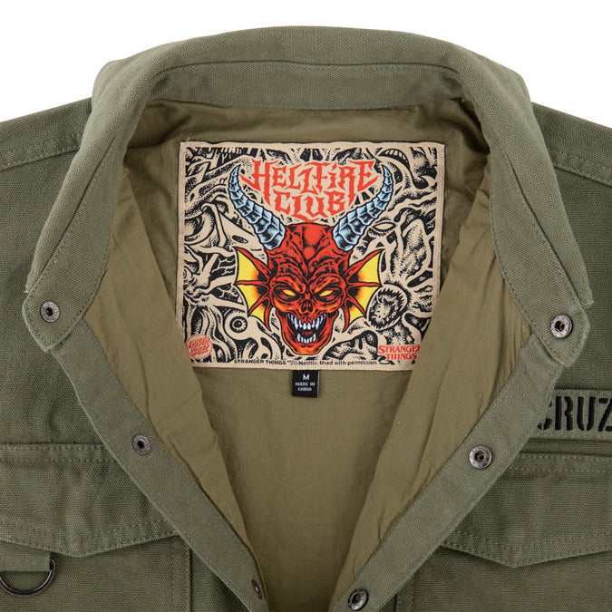 Santa Cruz Stranger Things Crawl Military L/s Jacket