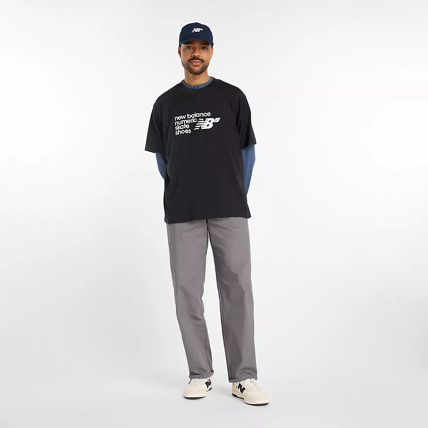 New Balance Numeric Stacked Graphic Black S/s Shirt