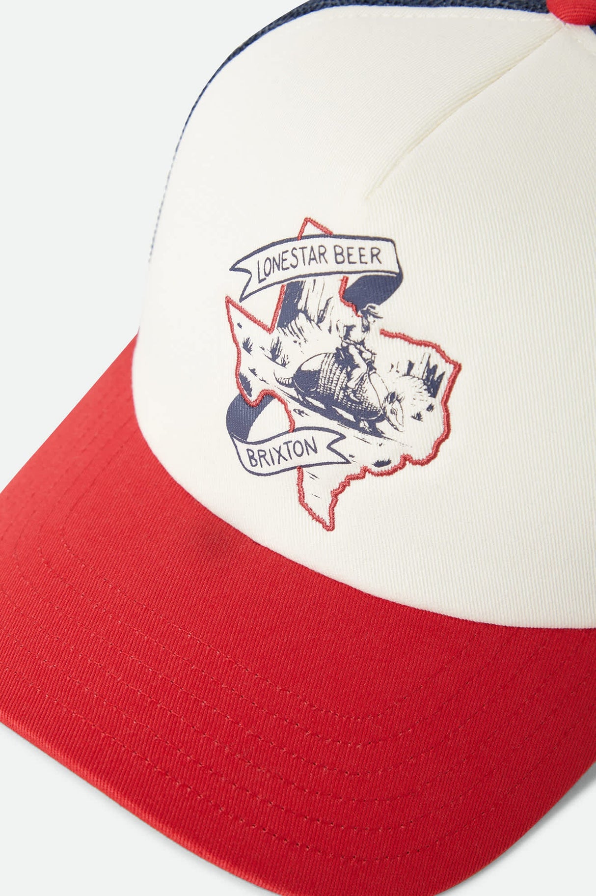 Brixton Lonestar X Brixton RED/White/Blue Trucker Hat
