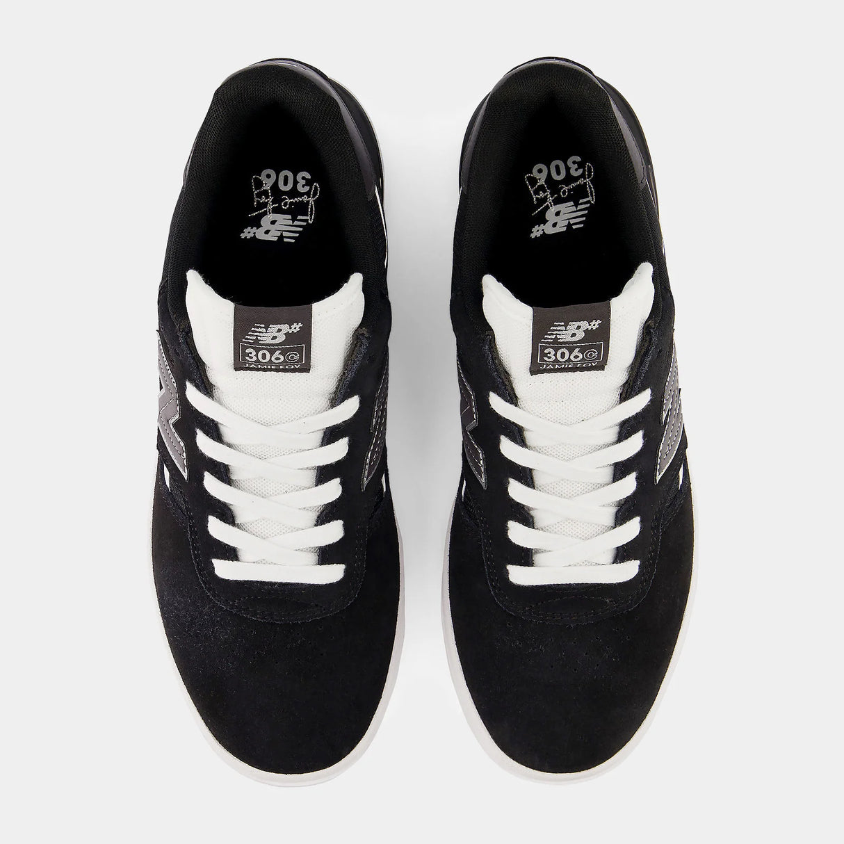 New Balance Numeric Jamie Foy 306 Cup Black/White Skate Shoes (UN306CXW)