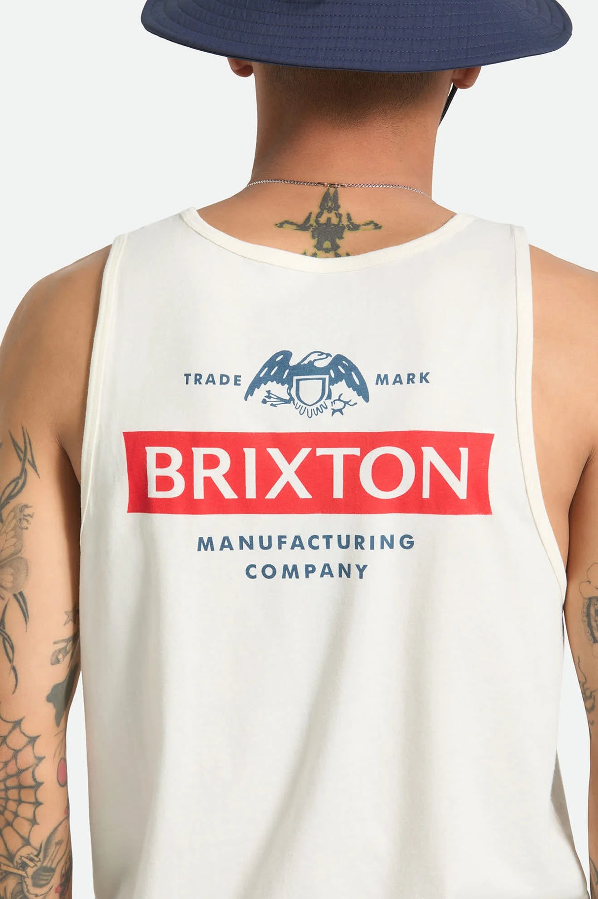 Brixton Pinnacle Off White Tank Top