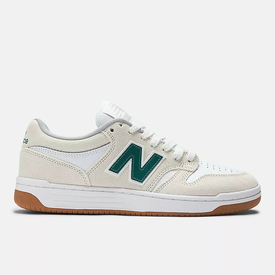 New Balance Numeric 480 Sea Salt/Vintage Teal Shoes (NM480JDI)