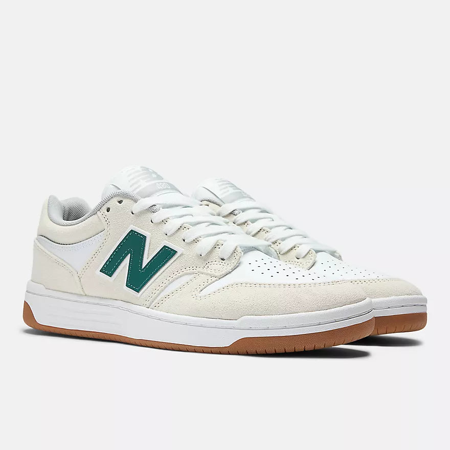 New Balance Numeric 480 Sea Salt/Vintage Teal Shoes (NM480JDI)