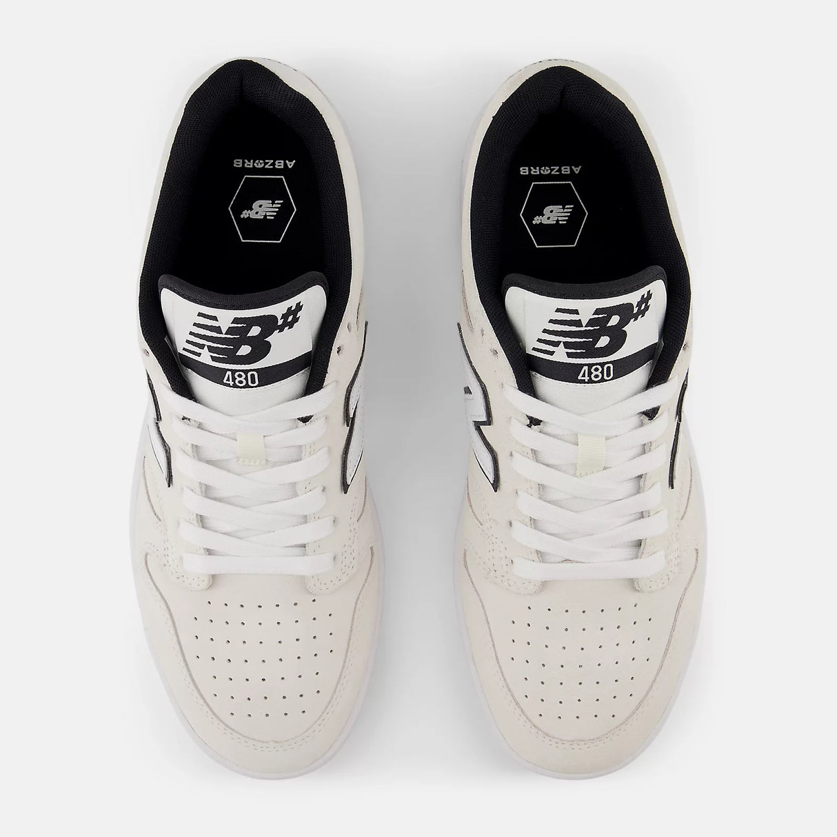 New Balance Numeric 480 Cream/White/Gum Shoes (NM480SWG)