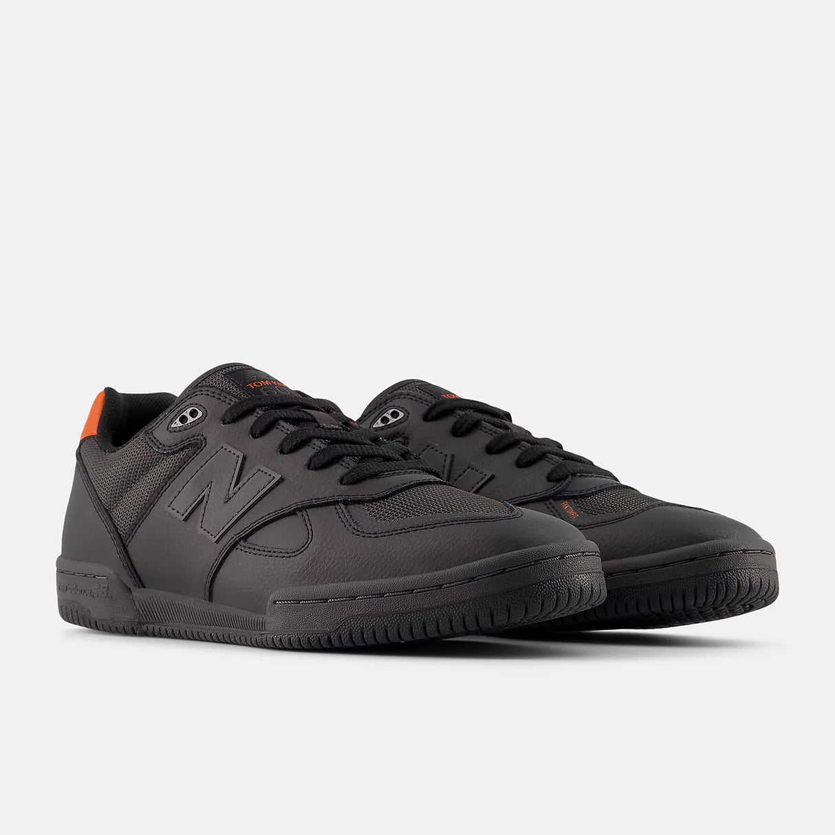 New Balance Numeric 600 Tom Knox Black / Orange Shoes
