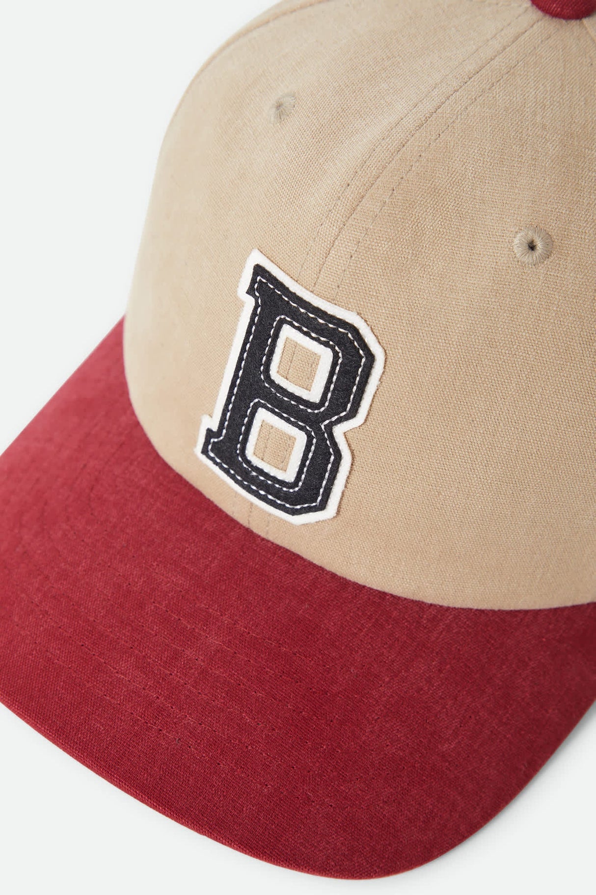 Brixton BIG B Sand/Burgundy MP Cap