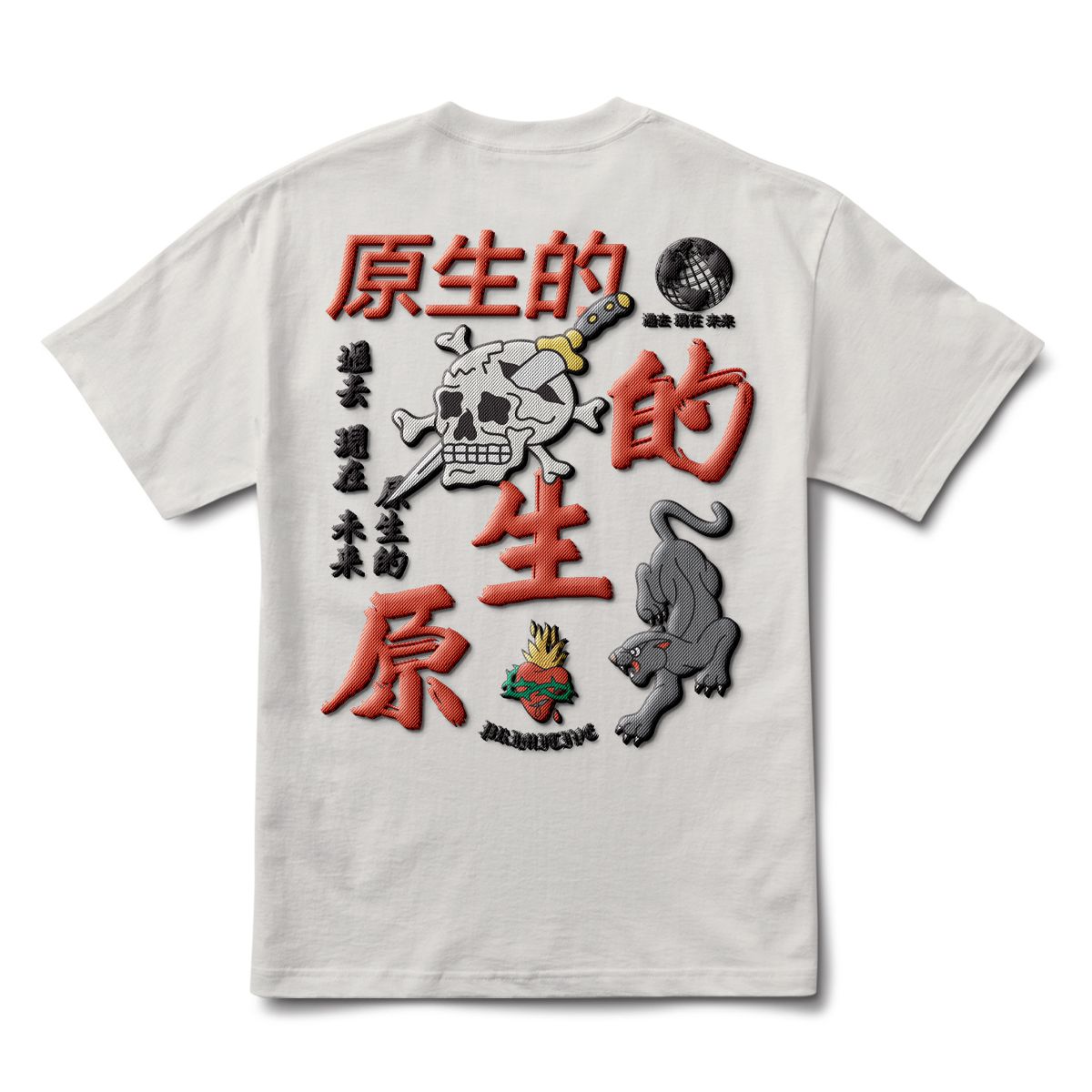 Primitive Outsider Heavyweight Cream T-Shirt