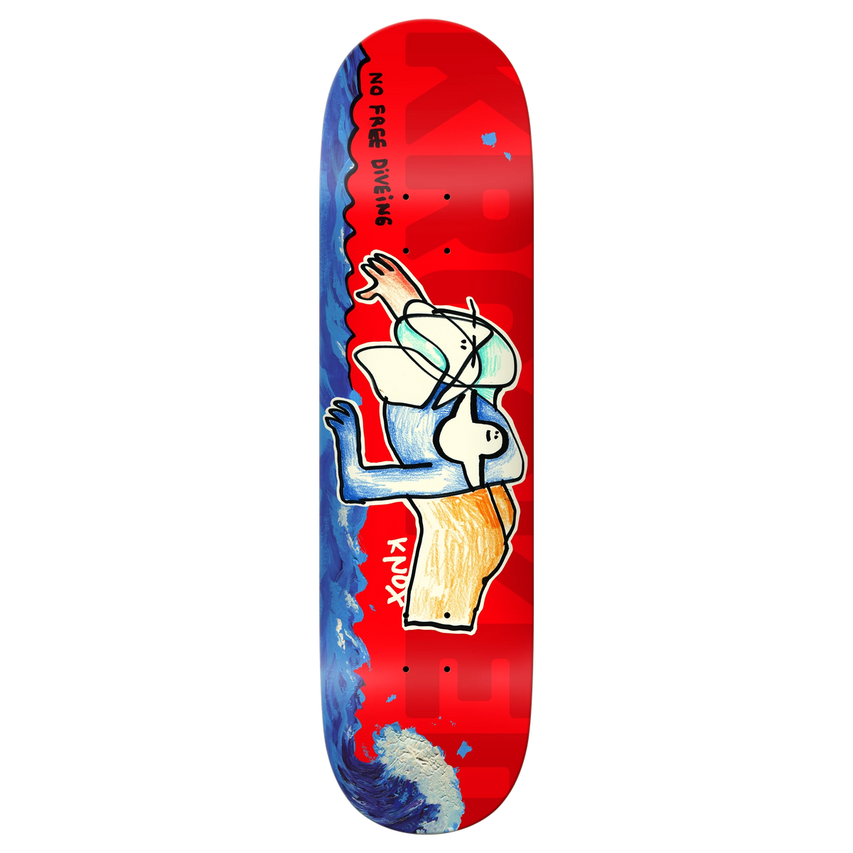 Krooked Knox Free Dive 8.5" Skateboard Deck