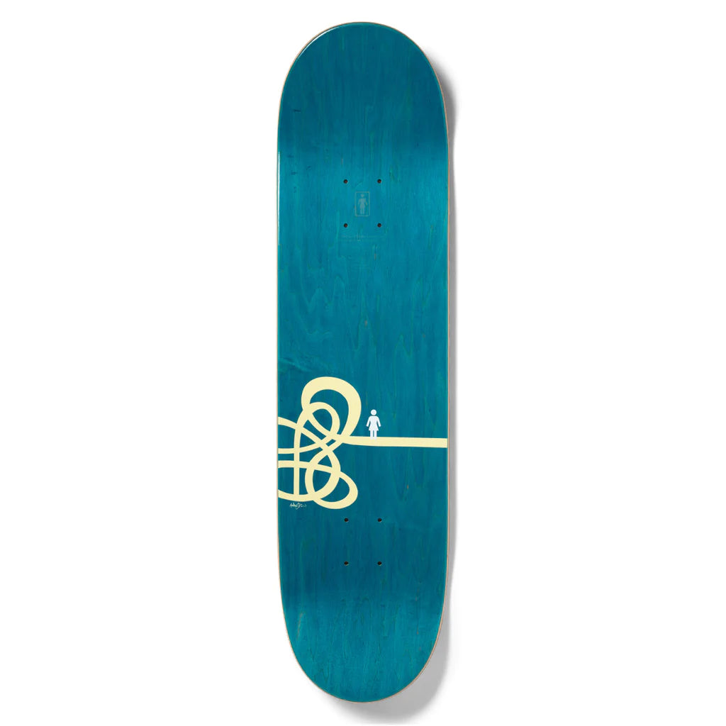 Girl Pacheco Jenkins 30 Swirls 8.375" Skateboard Deck