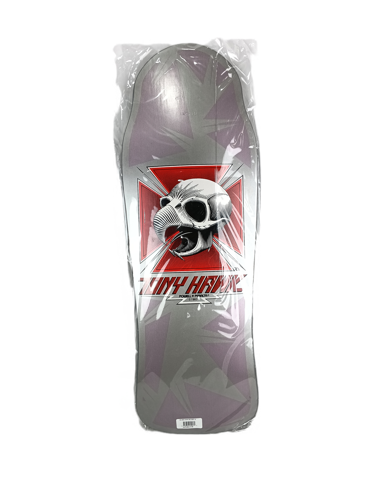 Powell Peralta Bones Brigade Tony Hawk Skull Silver Pink Size 10.4 Vintage NOS Re-Issue Deck