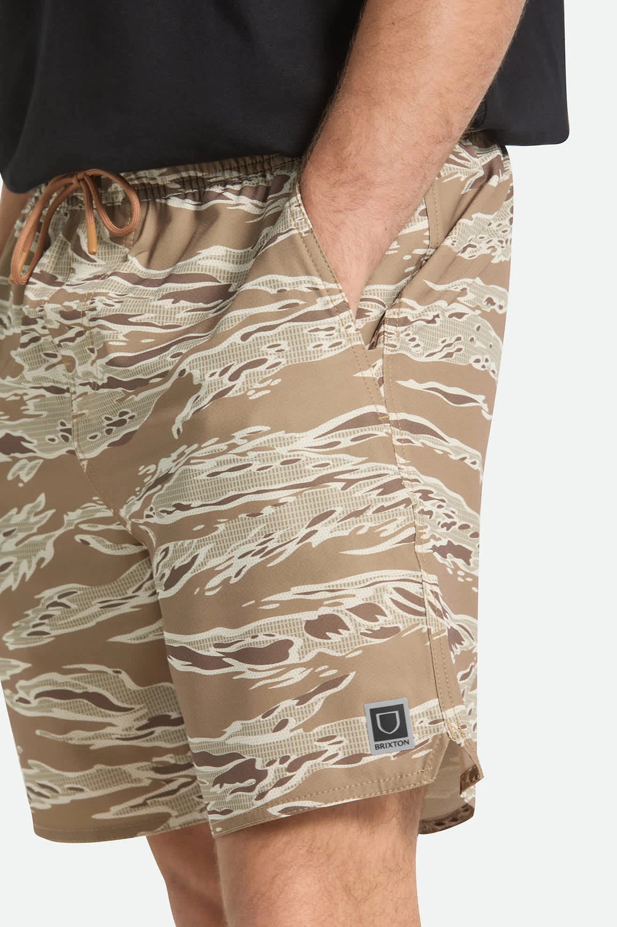 Brixton Journey Desert Tiger Camo Active Shorts