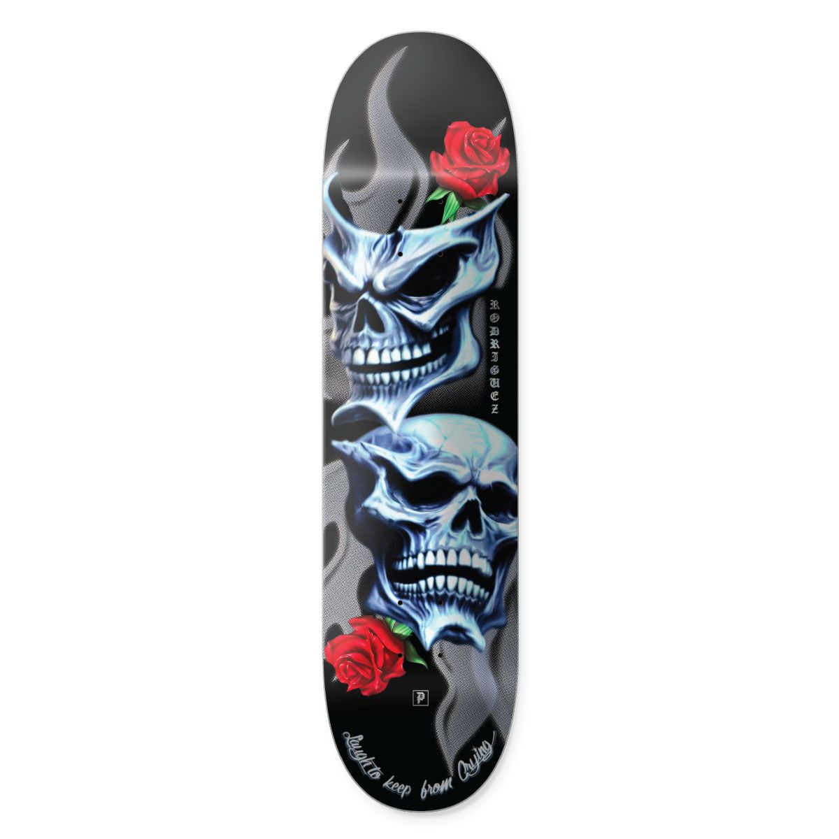 Primitive Rodriguez Comedy Black Skateboard Deck