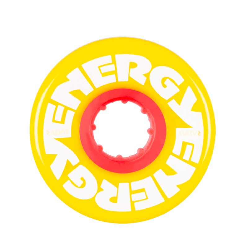 Radar Energy Yellow 78A 57mm (Set of 4) Roller Skate Wheels