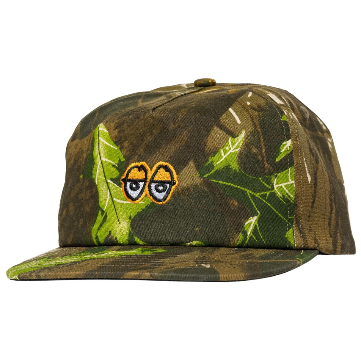 Krooked Eyes Camo Snapback Hat