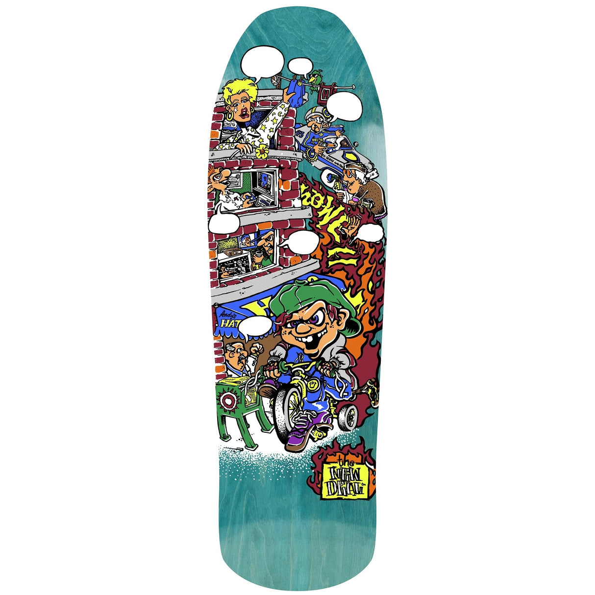 New Deal Andy Howell Tricycle Kid Skateboard Deck