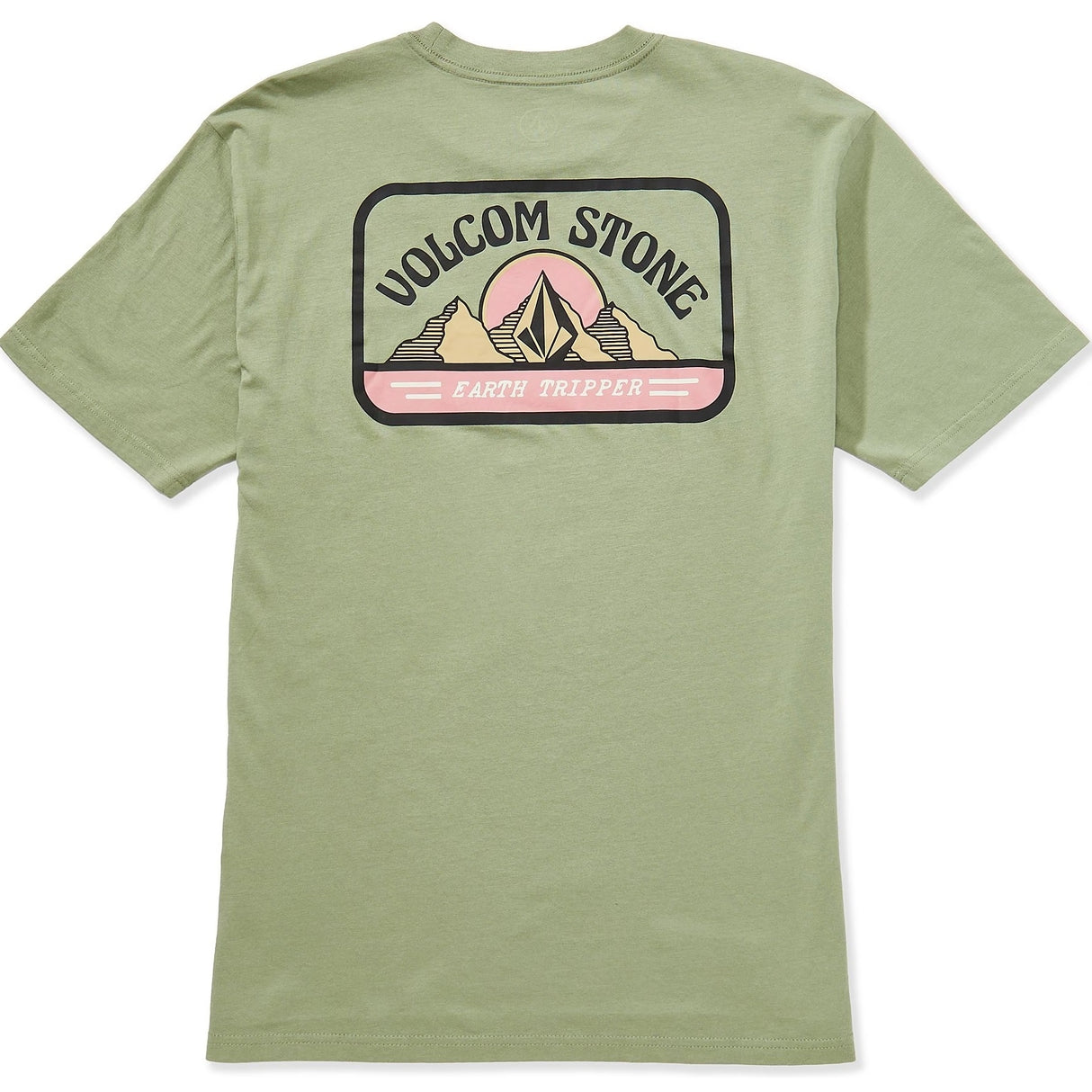 Volcom Great Divide Olive Green S/s Shirt