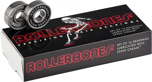 Rollerbones 8mm (Set of 16) Rollerskate Bearings