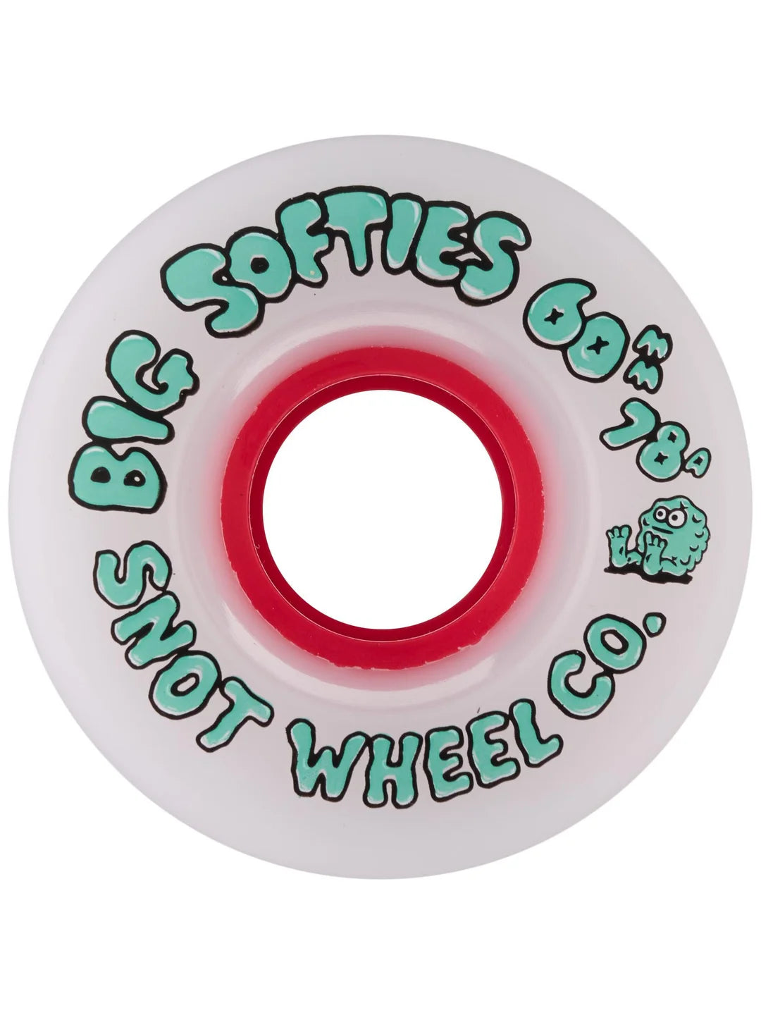 Snot Big Softies Red Core 60mm 78a Cruiser Wheels