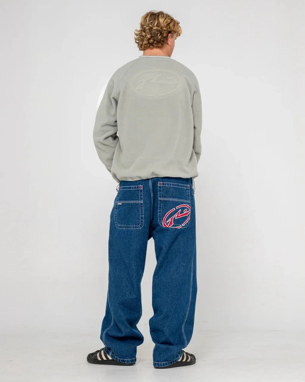 Rusty Turbo Deep Sea Blue Baggy Jean