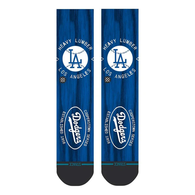 Stance Los Angeles Dodgers Lumber LA Blue Crew Socks