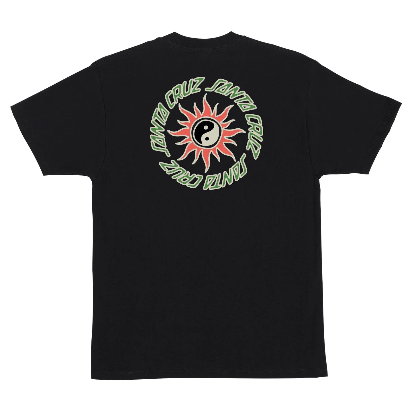 Santa Cruz Sol Spiral Black Heavyweight S/s Shirt