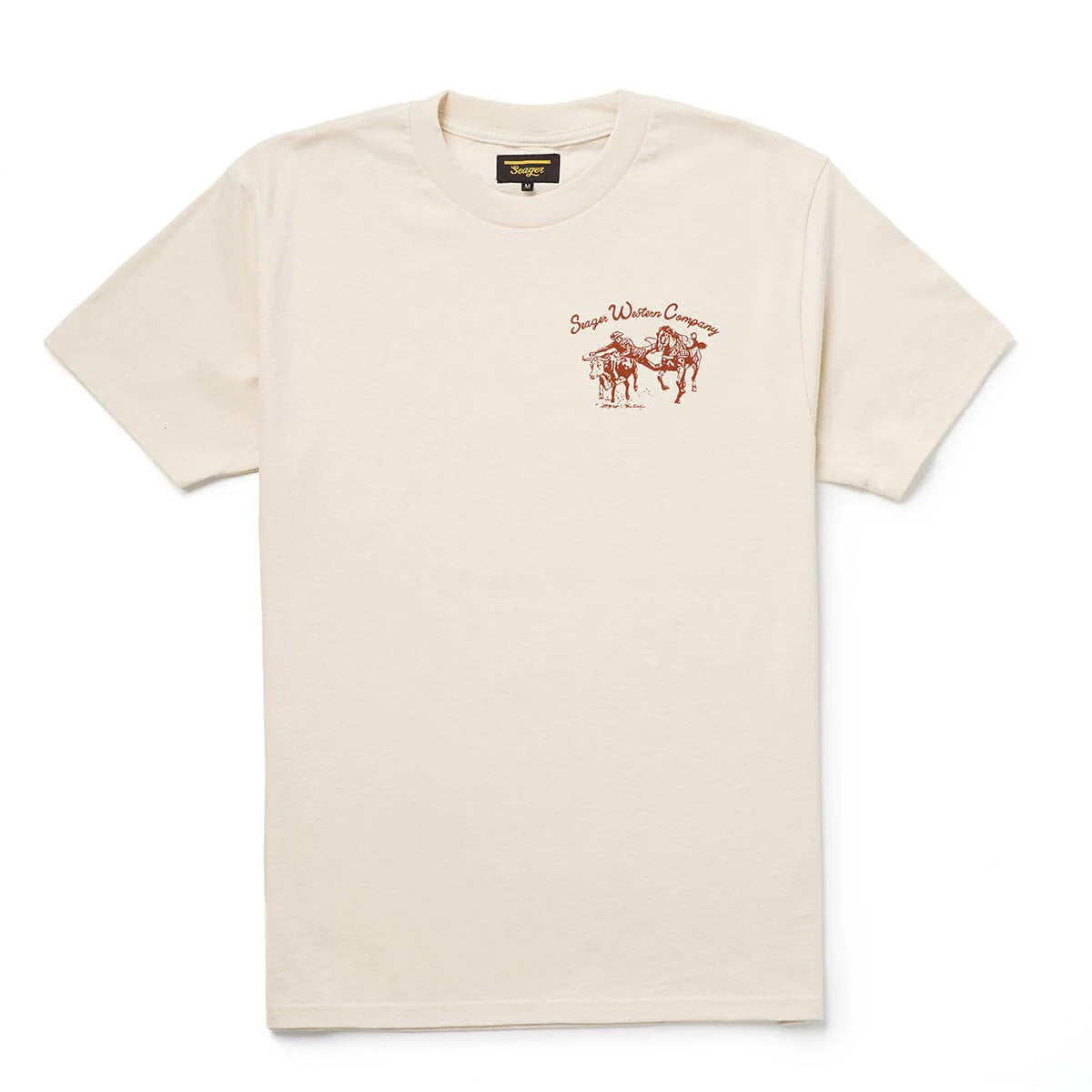 Seager Los Rios Vintage White S/s Shirt