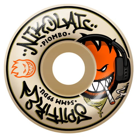 Spitfire F4 99a Classic Nikolai Piombo 52mm Skateboard Wheels