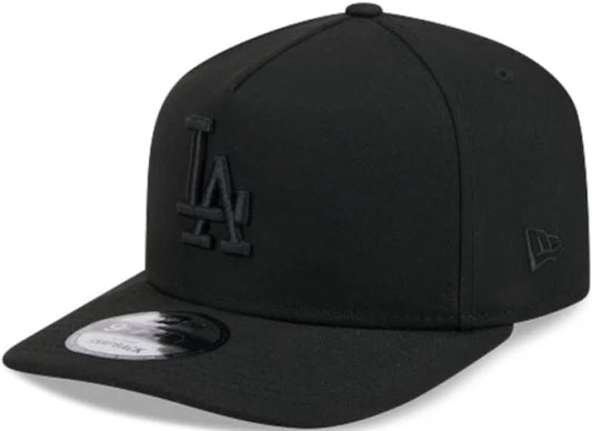 New Era Los Angeles Dodgers 940AF A-Frame Poly Black Black Snapback Hat