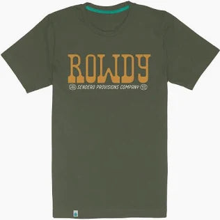 Sendero Rowdy Army Green S/s Shirt