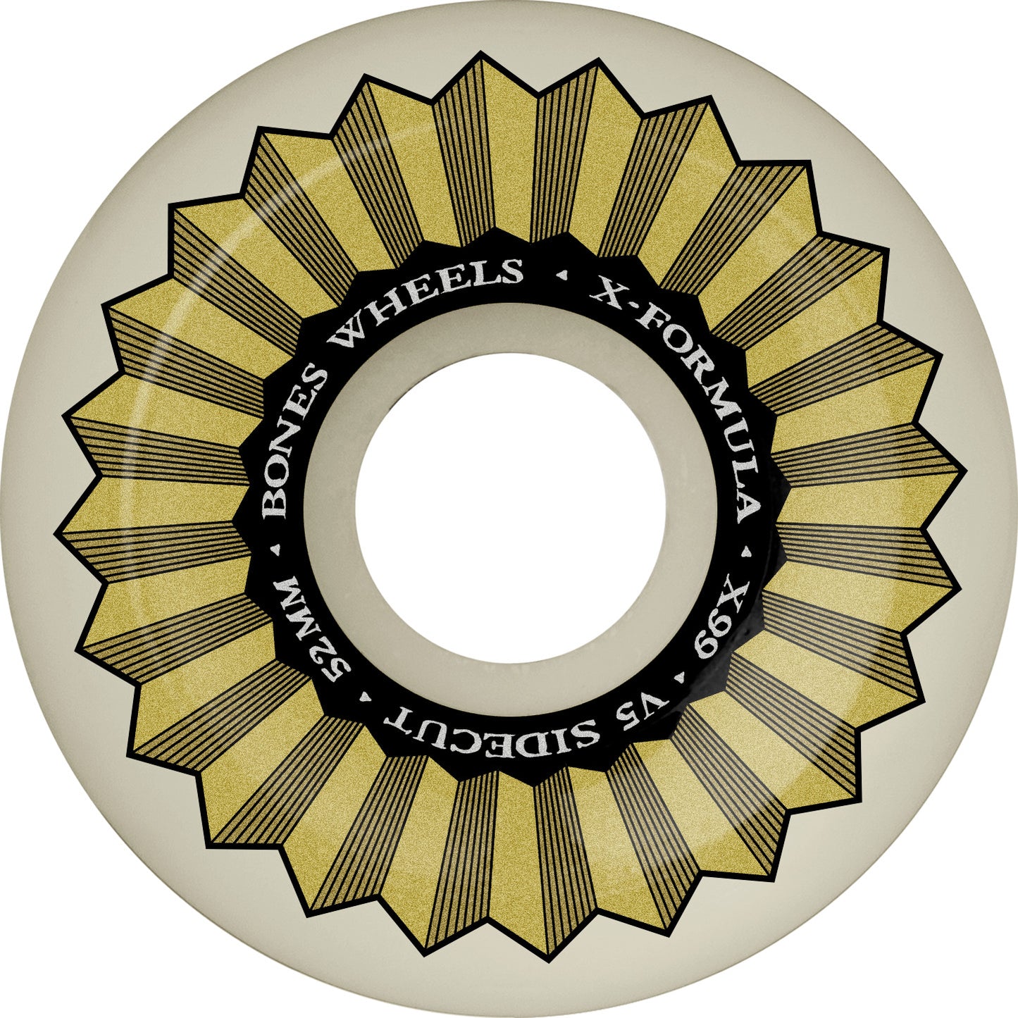 Bones Wheels X-Formula XF V5 Side-Cut 52mm 99A Skateboard Wheels