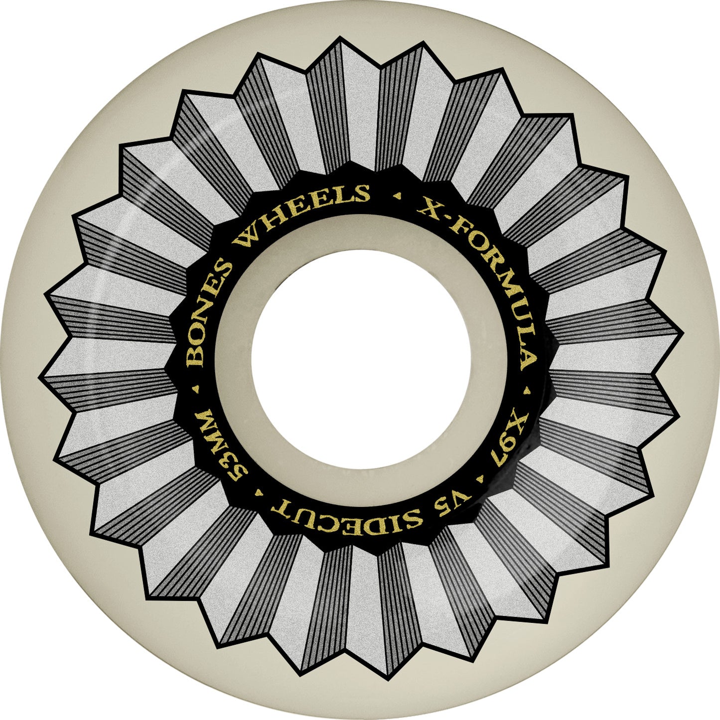 Bones Wheels X-Formula XF V5 Side-Cut 53mm 97A Skateboard Wheels