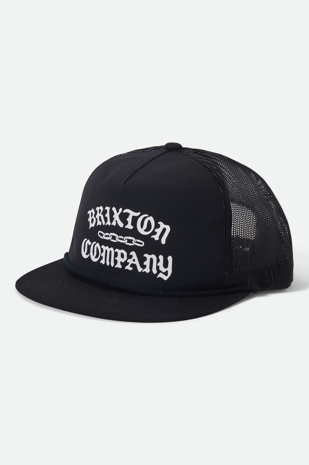 Brixton Chains NP HP Black Black Snapback Hat