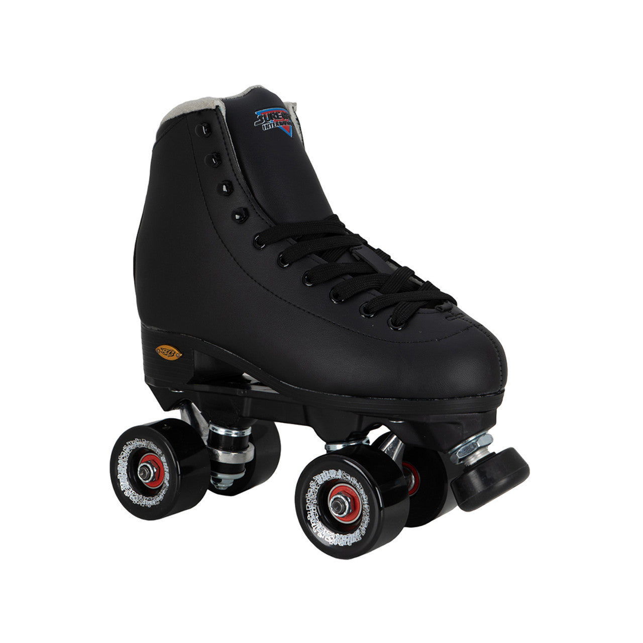 Sure-Grip Fame Black Roller Skates – LA Skate Co