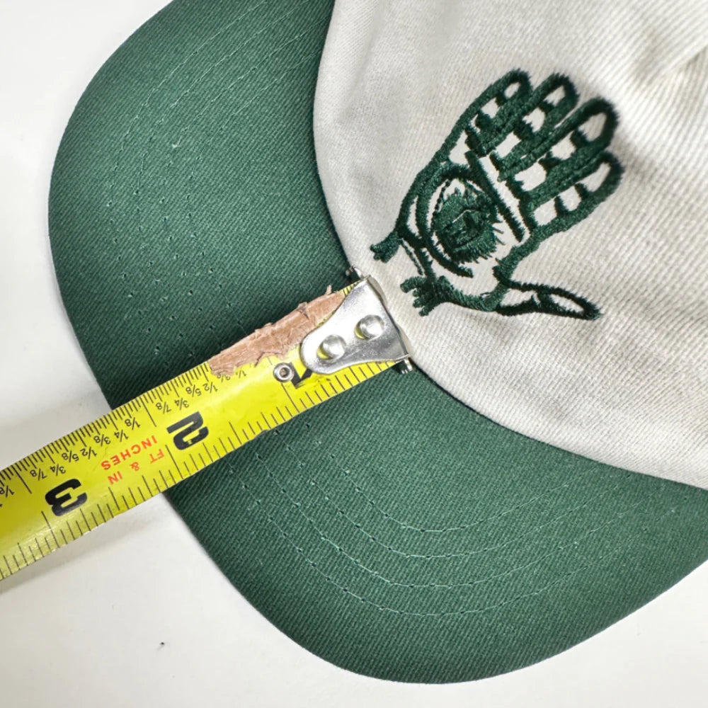 Theories Hand Of Theories Pearl Green Short Brim Strapback Hat