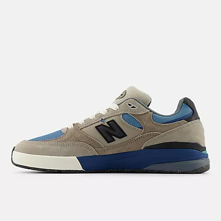 New Balance Numeric 933 WIDE Andrew Reynolds Mushroom / Blue Shoes