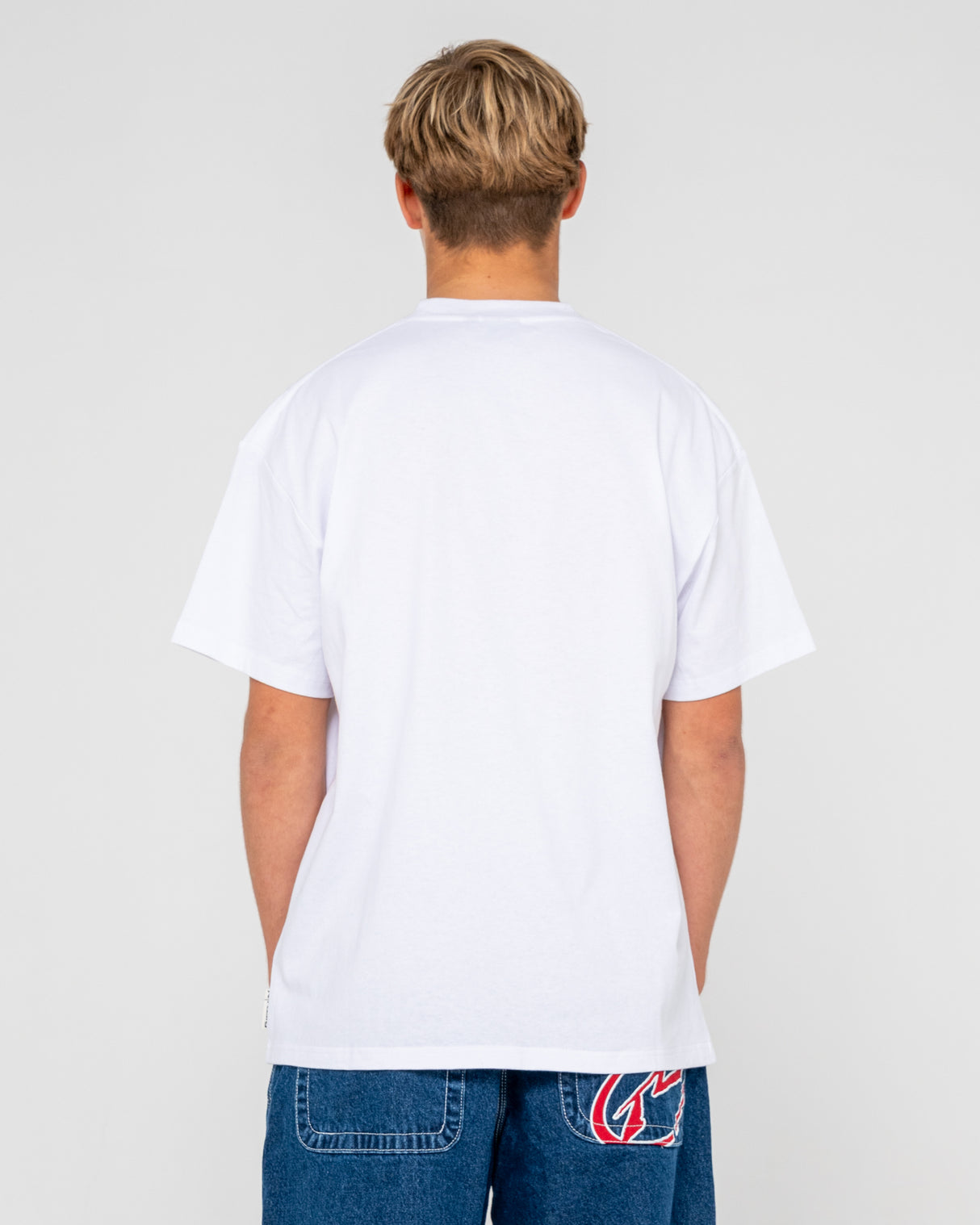 Rusty Flip Daddy 2.0 White S/S Tee Shirt